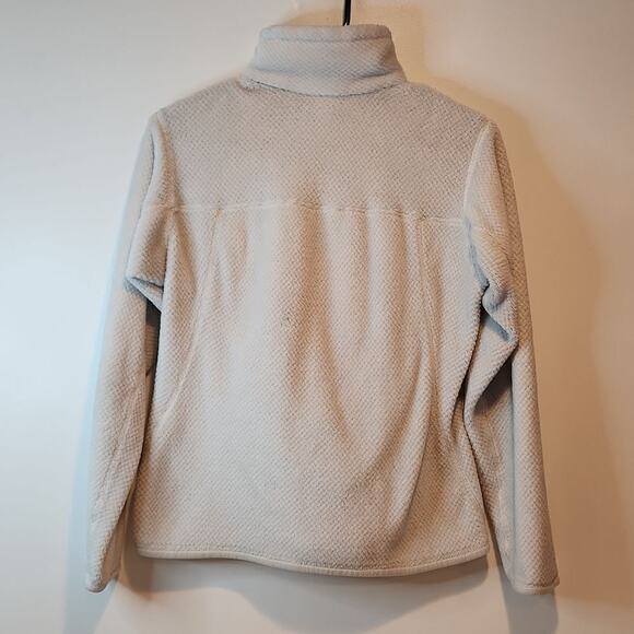Patagonia Re-Tool 1/4 Snap Fleece Pullover Women's Size Small White/Cream EUC - Picture 10 of 14